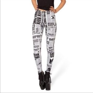 Blackmilk clothing daily prophet leggings hp